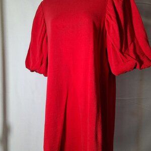Red Zara dress